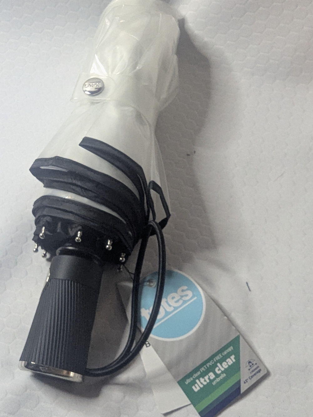 Clear Rain Shield Camera/Flash Umbrella - White